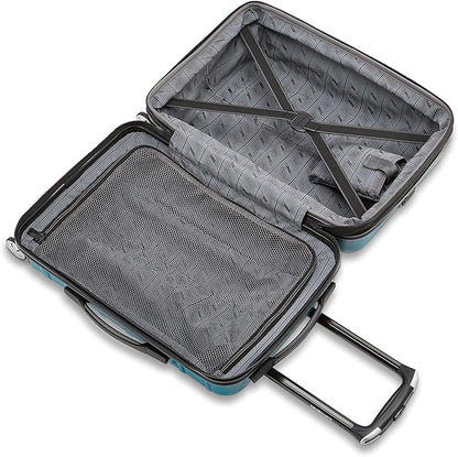 Samsonite Omni 2 Hardside Expandable Luggage with Spinner Wheels, 2-Piece Set (19/24), CARIBBEAN BLUE