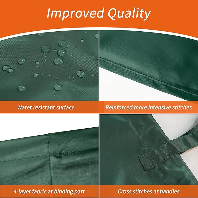 Polecasa Small Heavy Duty Laundry Bag with 130gsm Tear Resistant Fabric and Handles, Easy to Carry Durable Dirty Clothes Drawstring Bag, Perfect for College Dorm, Travel 21”x24”, Green