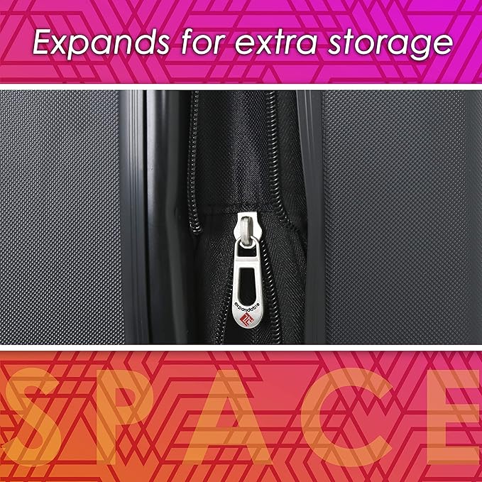 Travelers Club Chicago Hardside Expandable Spinner Luggage, Teal, 20" Carry-On