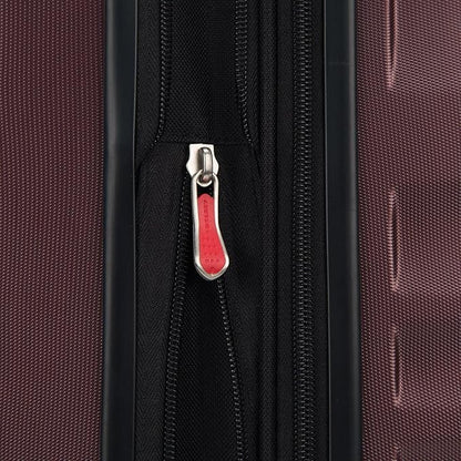 DELSEY PARIS Alexis Durable Luggage Set, Expandable & Lightweight 4-Wheel Spinners, Easy Grip for Smooth Journeys, TSA-Lock Incorporated, Men and Women, Burgundy, 2-Piece Set (21"/25")