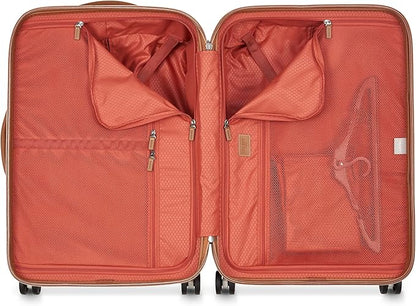 DELSEY PARIS Chatelet Air 2.0 Hardside Luggage with Spinner Wheels, Angora, Checked-Medium 24 Inch