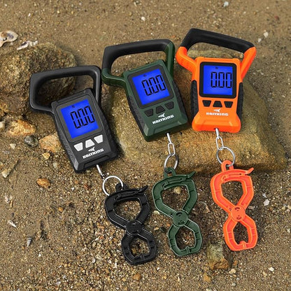 KastKing Fish Scale, WideView Floating Waterproof Digital Scale, 2.5” Large LCD Display, 110lb Capacity, Multi-Mode Pound/Ounces & Kilograms, Stores up to 9 Weights, Fishing Gifts for Men