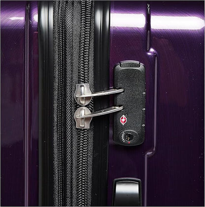 Samsonite Winfield 2 Hardside Expandable Luggage with Spinner Wheels, Purple, 3-Piece Set (20/24/28)