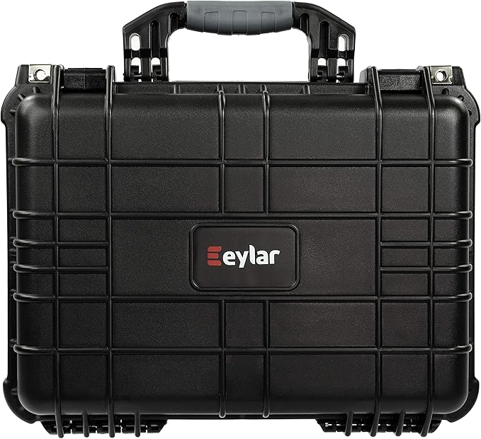 Eylar Standard 16" Gear, Equipment, Hard Camera Case Waterproof with Foam TSA Standards