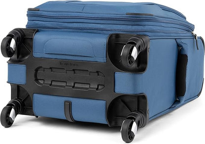 Travelpro Maxlite 5 Softside Expandable Luggage with 4 Spinner Wheels, Lightweight Suitcase, Men and Women, International, Ensign Blue, Carry-on 21-Inch