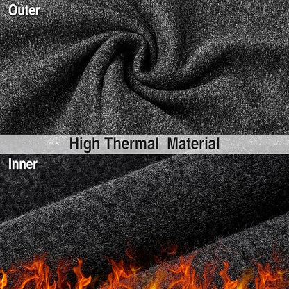 2 Pack Winter Neck Gaiter Warmer for Men&Women,Windproof Face Cover Fleece Face Mask Scarf for Cold Weather Sport