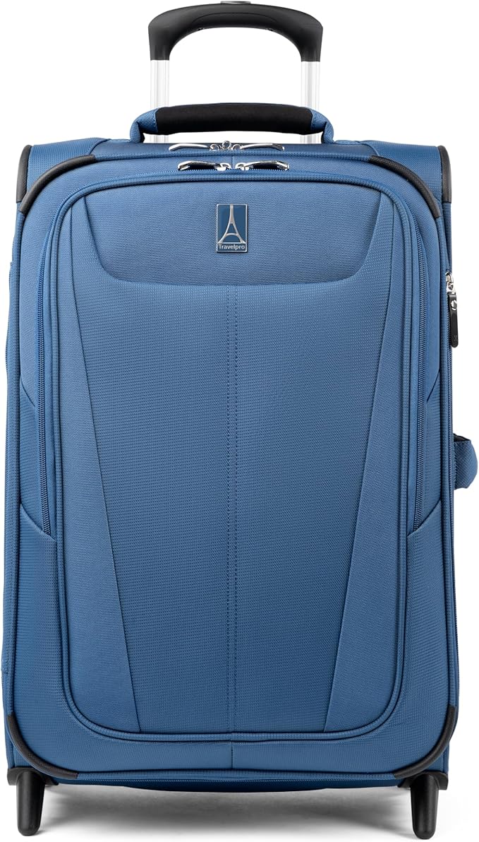 Travelpro Maxlite 5 Softside Expandable Upright 2 Wheel Carry-on Luggage, Lightweight, 22-Inch — Ensign Blue