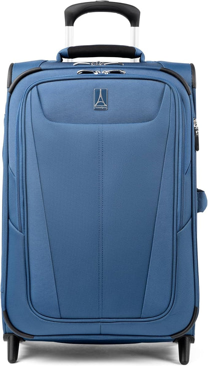 Travelpro Maxlite 5 Softside Expandable Upright 2 Wheel Carry-on Luggage, Lightweight, 22-Inch — Ensign Blue
