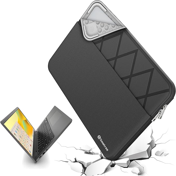 Smatree 16 inch Laptop Sleeve for DELL Pro 16 Plus PB16250, DELL Laptop Case with Accessory Pocket, YKK Zipper, Patented Super Corner Design (E613)