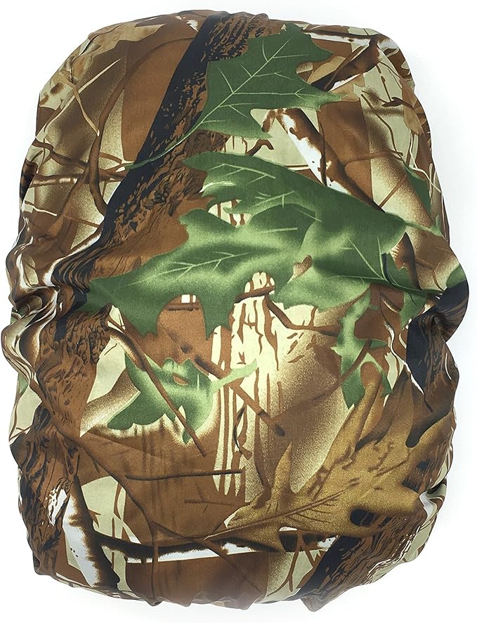 Silfrae Waterproof Rucksack Cover Backpack Rain Cover 30L-100L for Travel Climbing Hiking (Leaf Camo, 70L-80L)
