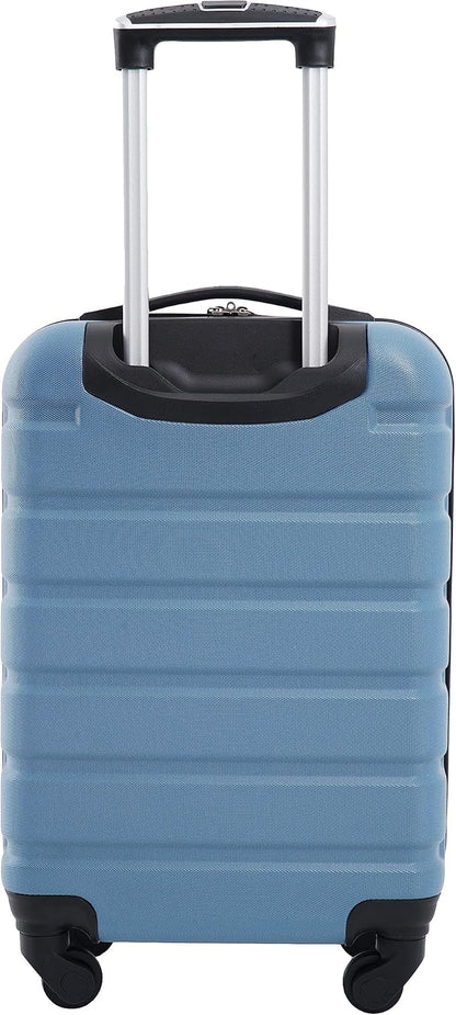 Wrangler Hardside Spinner Luggage, Blue Heaven, Carry-On 20-Inch