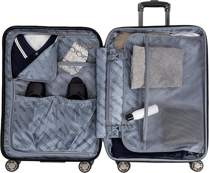 Kenneth Cole REACTION Renegade Luggage Expandable 8-Wheel Spinner Lightweight Hardside Suitcase, Seafoam, 20-Inch Carry On