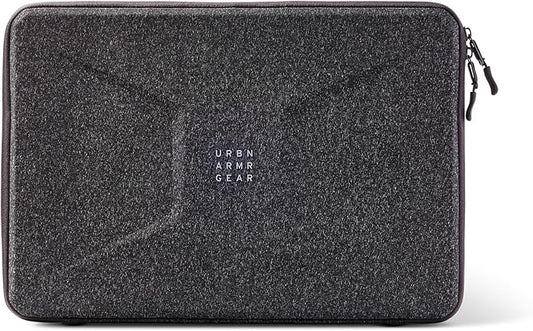 UAG Laptop Sleeve Case, Medium Sleeve, Fits Up to 13-14" Laptop, Shockproof Protective Carrying Computer Bag with Micro-Suede Lining and Interior Accessory Pocket, Dark Grey