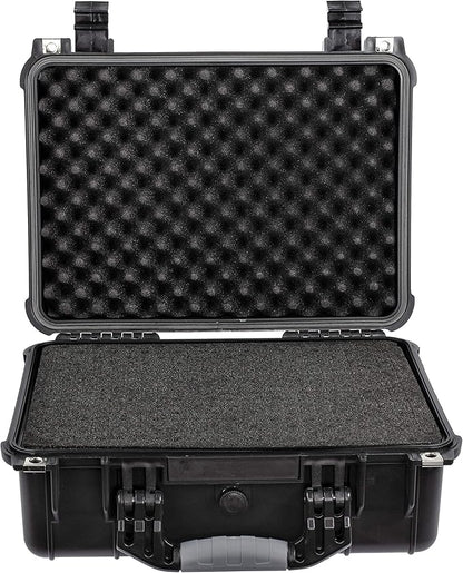 Eylar Standard 16" Gear, Equipment, Hard Camera Case Waterproof with Foam TSA Standards
