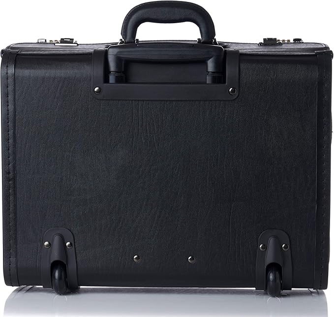 Alpine Swiss Rolling 17" Laptop Briefcase on Wheels Attache Lawyers Case Legal Size