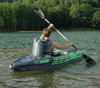 MARCHWAY Roll Top Waterproof Backpack, Floating Dry Bag 20L/30L/45L with Ergonomic Rectangular Base, Cushioned Back, Hip Strap for Hiking Camping Kayaking Travel (Grey, 30L)