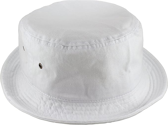 Gelante Solid Color 100% Cotton Bucket Hat for Women and Men Packable Travel Summer Beach Hat