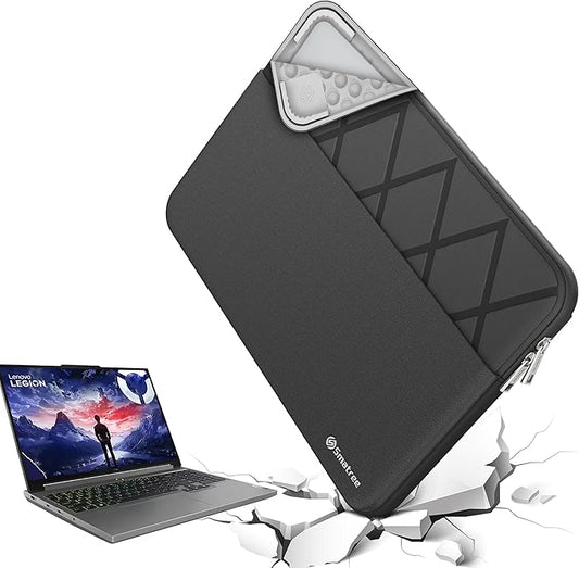 Smatree 15.6 inch Laptop Sleeve for Lenovo IdeaPad 1/1i Gen 7, for IdeaPad 3i Laptop Bag with Accessory Pocket, YKK Zipper, Patented Shockproof Design (E602)