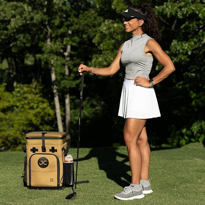Convertible Cooler Backpack with Dry Storage by JustinCASE | Waterproof Travel Cooler Bag for Drinks, Clothes & Trips