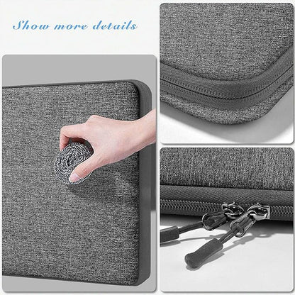 Slim Laptop Case 13.3 14 inch Sleeve, Rainproof & Shockproof Carrying Case for Notebooks Compatible with MacBook Pro 14" and All Models 13.3" MacBook Air/Pro, Most Popular 13"-14" PC,Dark Gray