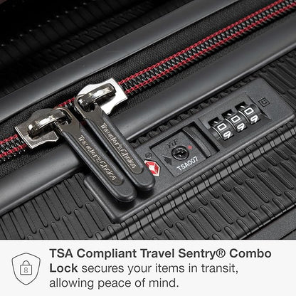 Traveler's Choice Maxporter II 30" Hardside Spinner Trunk Luggage, TSA Lock, Black