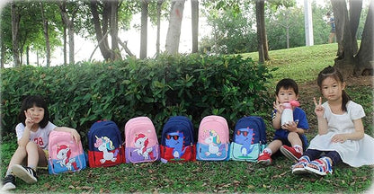 11 Inch Kids Small Toddler Preschool Travel Backpack Cute Cartoon Daypack (Unicorn Pink and Purple)