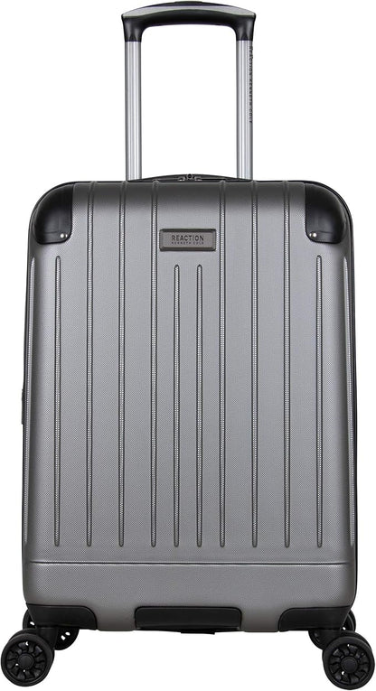 Kenneth Cole Reaction Flying Axis 20" Hardside Expandable 8-Wheel Spinner Carry-On Suitcase, Silver
