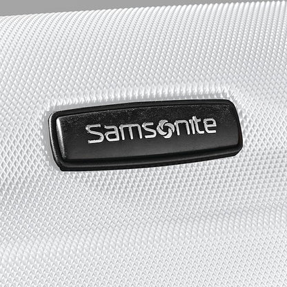 Samsonite Omni PC Hardside Expandable Luggage with Spinner Wheels, White, 2-Piece Set (20/28)