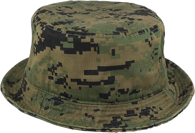 Gelante Solid Color 100% Cotton Bucket Hat for Women and Men Packable Travel Summer Beach Hat