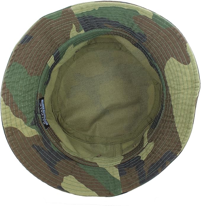 Gelante Solid Color 100% Cotton Bucket Hat for Women and Men Packable Travel Summer Beach Hat