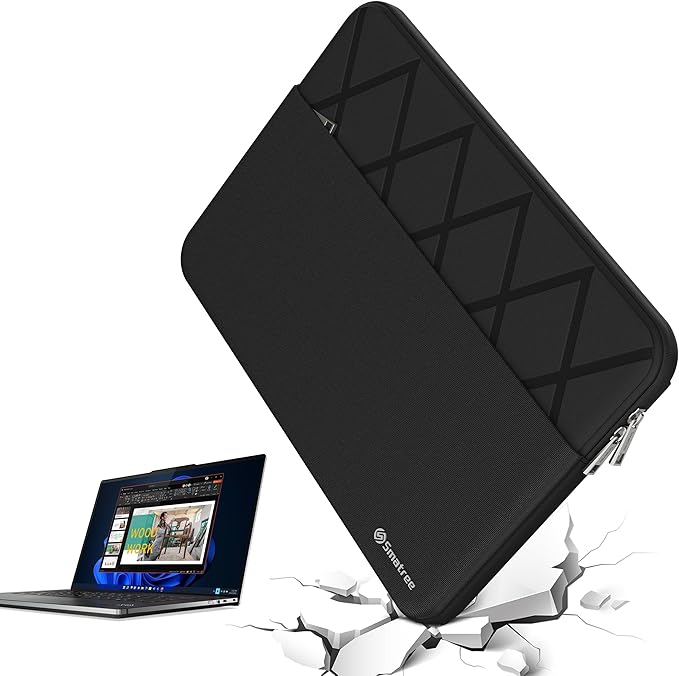 Smatree 16 inch Laptop Sleeve for Lenovo ThinkPad P1 Gen 7, for Lenovo ThinkPad Z16 Gen 2/1, Protective Laptop Case with Accessory Pocket, YKK Zipper, Patented Super Corner Design (E602)