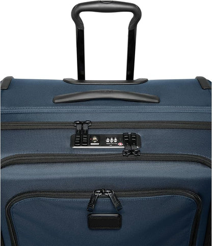 TUMI - Alpha Extended Trip Expandable 4-Wheeled Packing Case - Rolling Suitcase with Removable Garment Sleeve - Secure Luggage - Navy