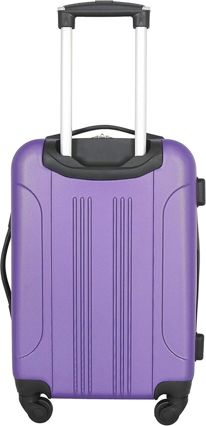 Travelers Club Chicago Hardside Expandable Spinner Luggage, Purple, 20" Carry-On