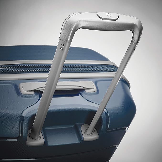Samsonite Freeform 2-Piece Luggage Set - Carry-On & Large Checked Luggage with Dual Spinner Wheels - Durable Polypropylene Hardshell - TSA Lock, Airline-Approved - Expandable Hard Shell - Navy