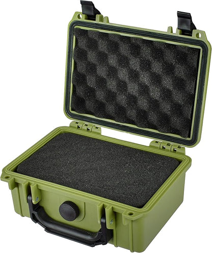 Eylar Protective Gear and Camera Hard Case Water & Shock Proof w/Foam TSA Approved 8.12 inch 6.56 inch 3.56 inch (OD Green)