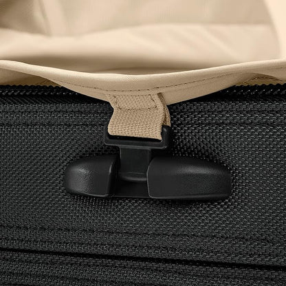 Briggs & Riley Global 2-Wheel Expandable Carry On - Luggage for International Travel, Suitcases with Wheels, Softside Rolling Bag for Men & Women, Self-Repairing Zipper - Baseline Collection, Black