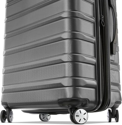 Samsonite Omni 2 Hardside Expandable Luggage with Spinner Wheels, MEDIUM SPINNER, SOLID CHARCOAL