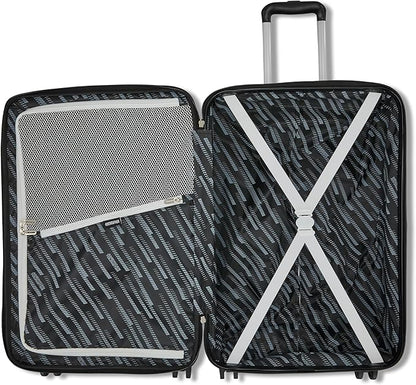American Tourister Westridge Hardside Luggage Set with Spinner Wheels, Holly Red, 3PC Set (CO/M/L)