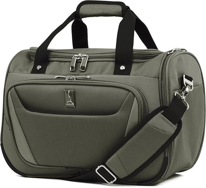 Travelpro Maxlite 5 Softside 2pc Set Expandable Carry On Luggage with 4 Spinner Wheels/Soft Underseat Tote, Lightweight Suitcase, Men and Women, Slate Green