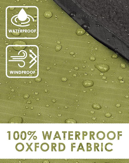 DUKUSEEK Waterproof Blanket Outdoor, Hooded Blanket Poncho - Large (79x56), Portable, Windproof Fleece Blankets for Cold Weather Camping, Picnic, Sports, Boat, Dogs, Festivals, Car, Emergency…
