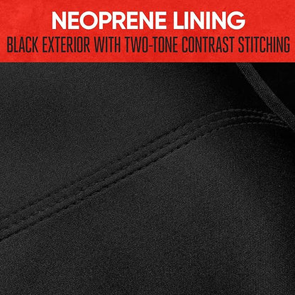 Motor Trend SpillGuard Waterproof Rear Split Bench Seat Covers for Trucks Rear Seat Cover Only - Black Car Seat Covers, Back Seat Covers Only - Durable Neoprene Spill Resistant for Kids & Dogs