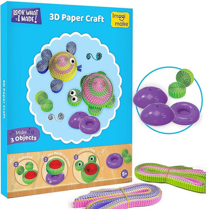 Imagimake 5 in 1 Awesome Craft Kit | Over 15 Projects Creative DIY Arts & Crafts Kit for Kids | Christmas Activities for Kids 6-8-12 | Christmas Gifts for 5,6,7,8,9,10,11,12 Years Old Girls & Boys