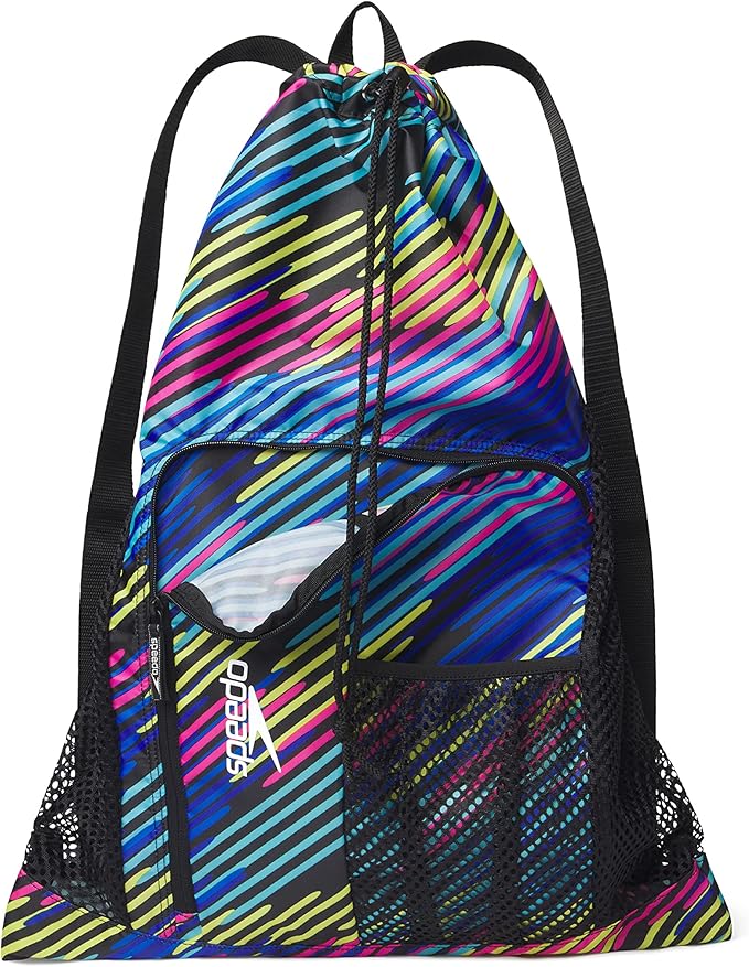 Speedo Unisex-Adult Drawstring Deluxe Ventilator Mesh Equipment Bag