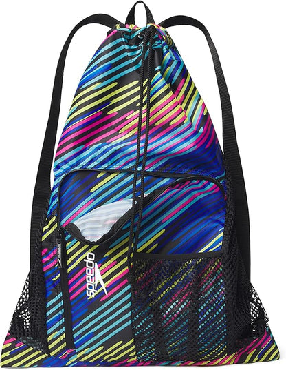 Speedo Unisex-Adult Drawstring Deluxe Ventilator Mesh Equipment Bag