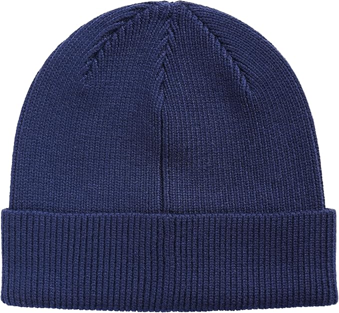 Cole Haan Men's Heritage Rib Cuff Wool Beanie Hat, One Size