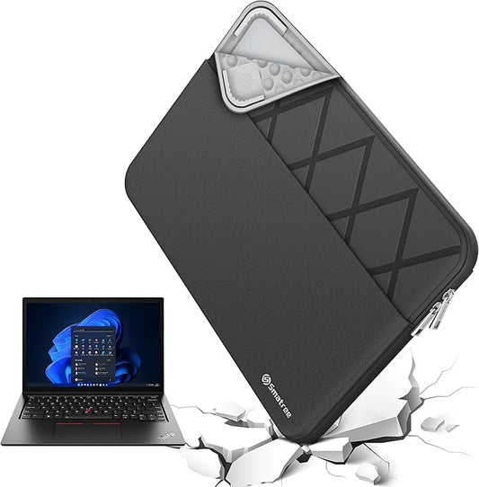 Smatree 14 inch Laptop Sleeve for Lenovo 14e Chromebook Gen 2 Laptop Bag with Accessory Pocket, YKK Zipper, Patented Shockproof Design (E429)