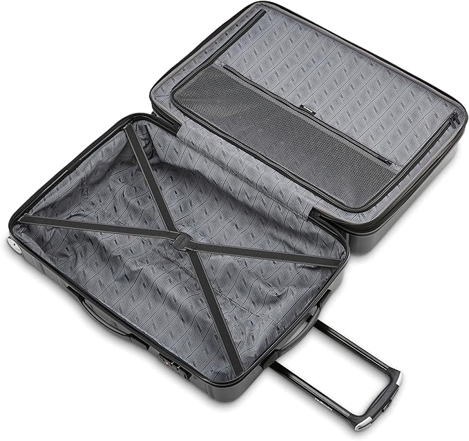Samsonite Omni 2 Hardside Expandable Luggage with Spinner Wheels, MEDIUM SPINNER, SOLID CHARCOAL