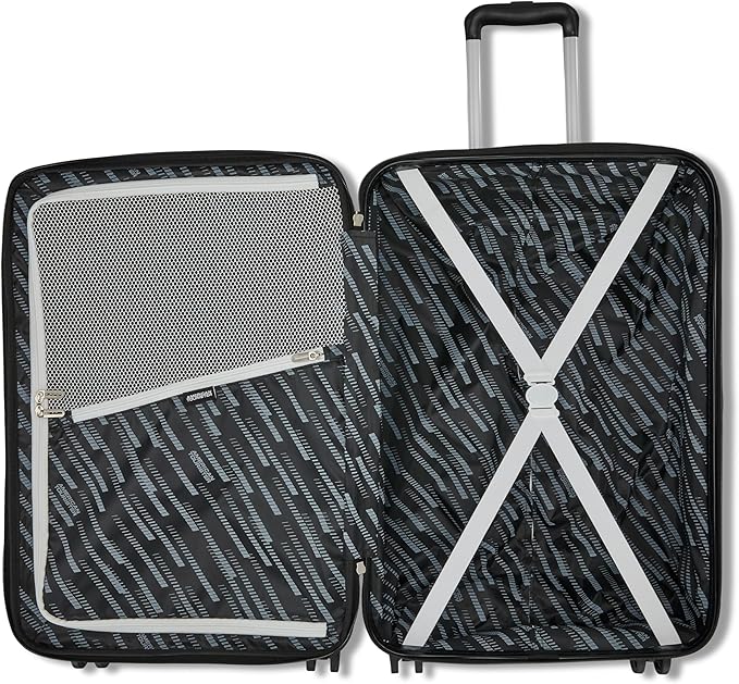 American Tourister Westridge Hardside Luggage Set with Spinner Wheels, Dusk Purple, Carry-On
