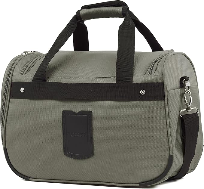 Travelpro Maxlite 5 Softside 2pc Set Expandable Carry On Luggage with 4 Spinner Wheels/Soft Underseat Tote, Lightweight Suitcase, Men and Women, Slate Green