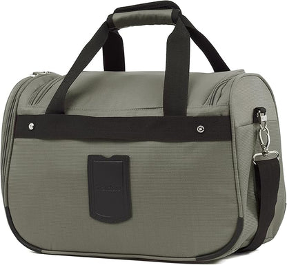Travelpro Maxlite 5 Softside 2pc Set Expandable Carry On Luggage with 4 Spinner Wheels/Soft Underseat Tote, Lightweight Suitcase, Men and Women, Slate Green
